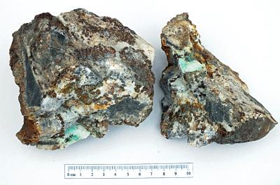 Chalcopyrite,Siglenlas. (CWO) Bill Bagley Rocks and Minerals